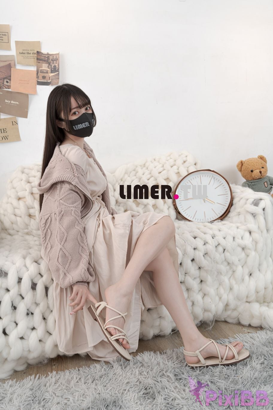 Limerence Original No.097 Miya Liang Xie Plain armor Fen Nen Tong Hong Luo Zu Yi Ci Man PixiBB.COM 036