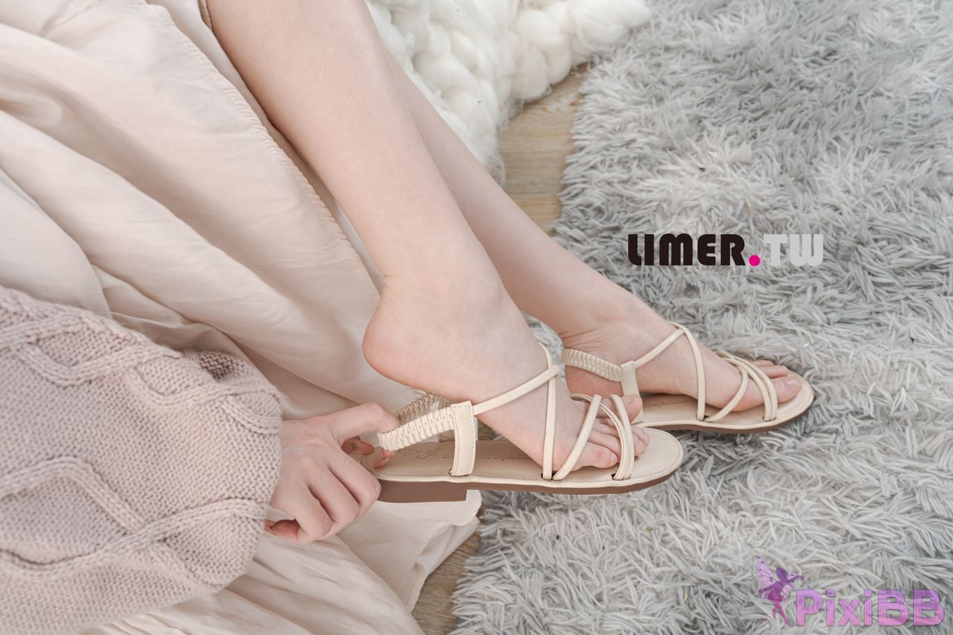 Limerence Original No.097 Miya Liang Xie Plain armor Fen Nen Tong Hong Luo Zu Yi Ci Man PixiBB.COM 041