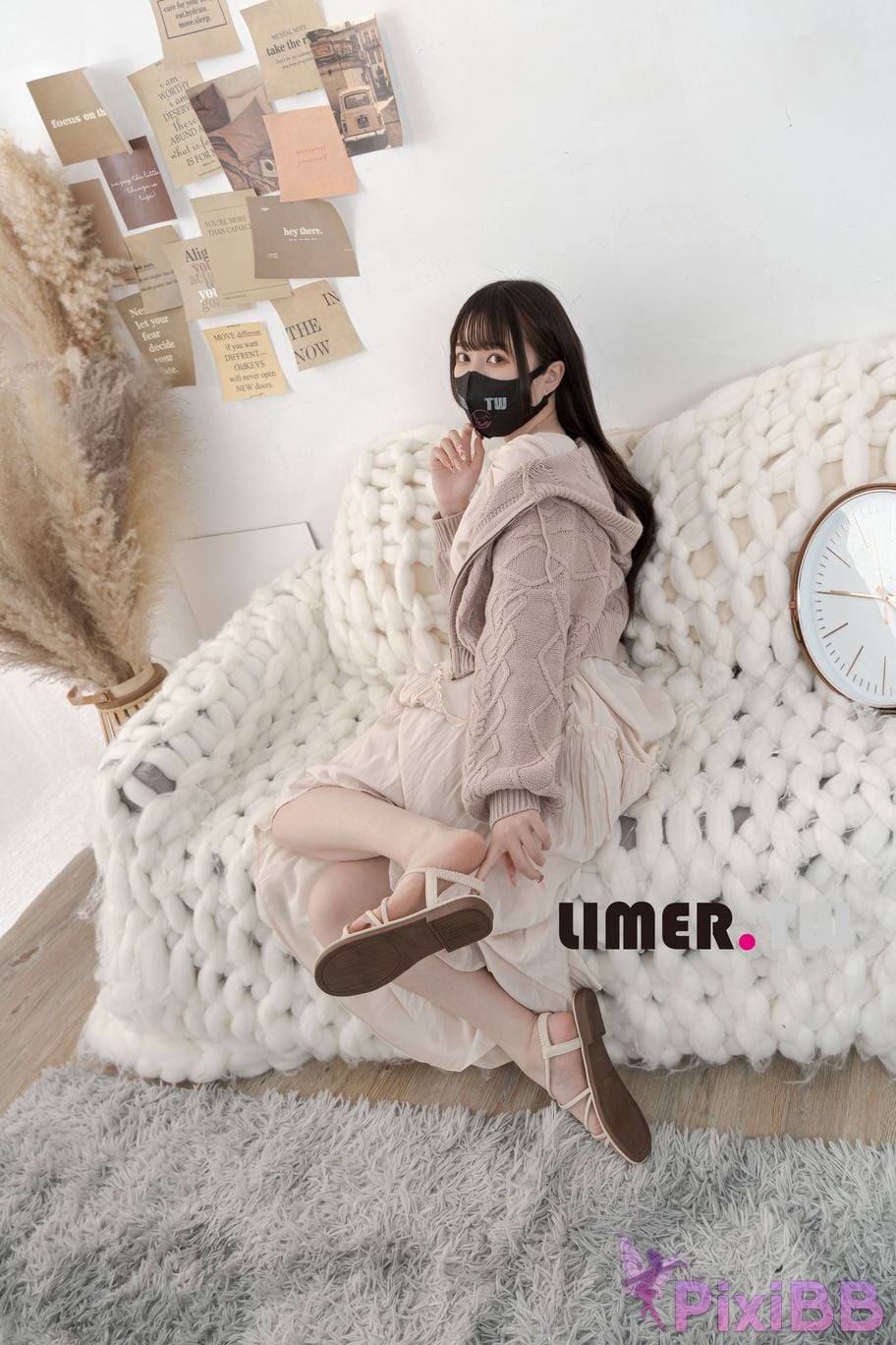 Limerence Original No.097 Miya Liang Xie Plain armor Fen Nen Tong Hong Luo Zu Yi Ci Man PixiBB.COM 043