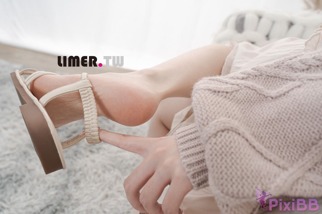 Limerence Original No.097 Miya Liang Xie Plain armor Fen Nen Tong Hong Luo Zu Yi Ci Man PixiBB.COM 045