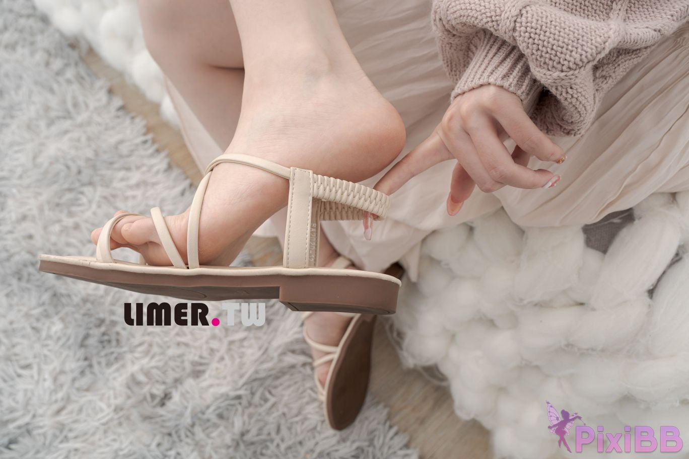 Limerence Original No.097 Miya Liang Xie Plain armor Fen Nen Tong Hong Luo Zu Yi Ci Man PixiBB.COM 048