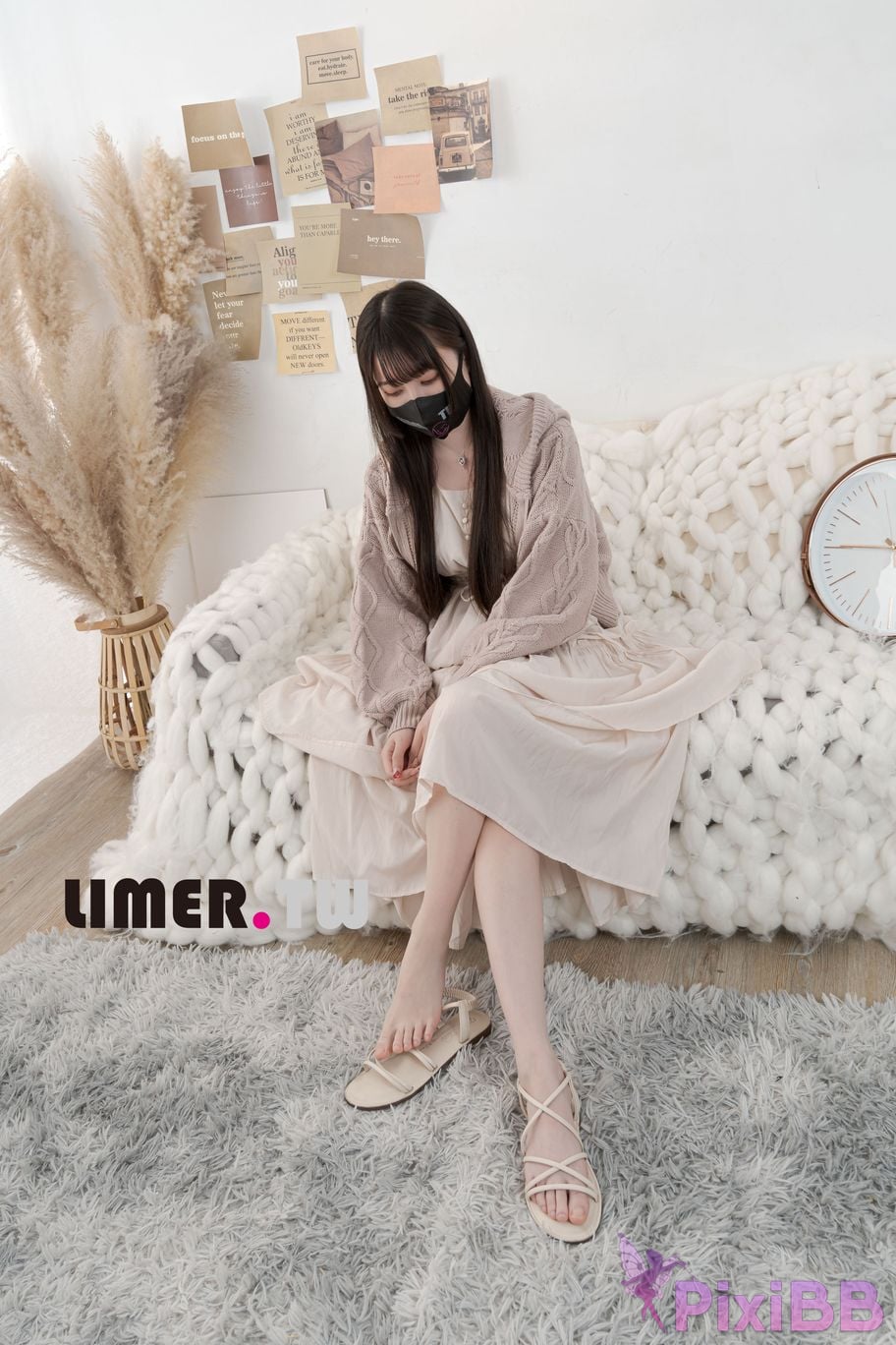Limerence Original No.097 Miya Liang Xie Plain armor Fen Nen Tong Hong Luo Zu Yi Ci Man PixiBB.COM 073