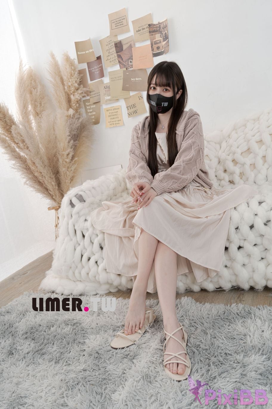 Limerence Original No.097 Miya Liang Xie Plain armor Fen Nen Tong Hong Luo Zu Yi Ci Man PixiBB.COM 075