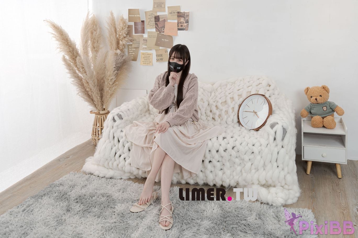 Limerence Original No.097 Miya Liang Xie Plain armor Fen Nen Tong Hong Luo Zu Yi Ci Man PixiBB.COM 077