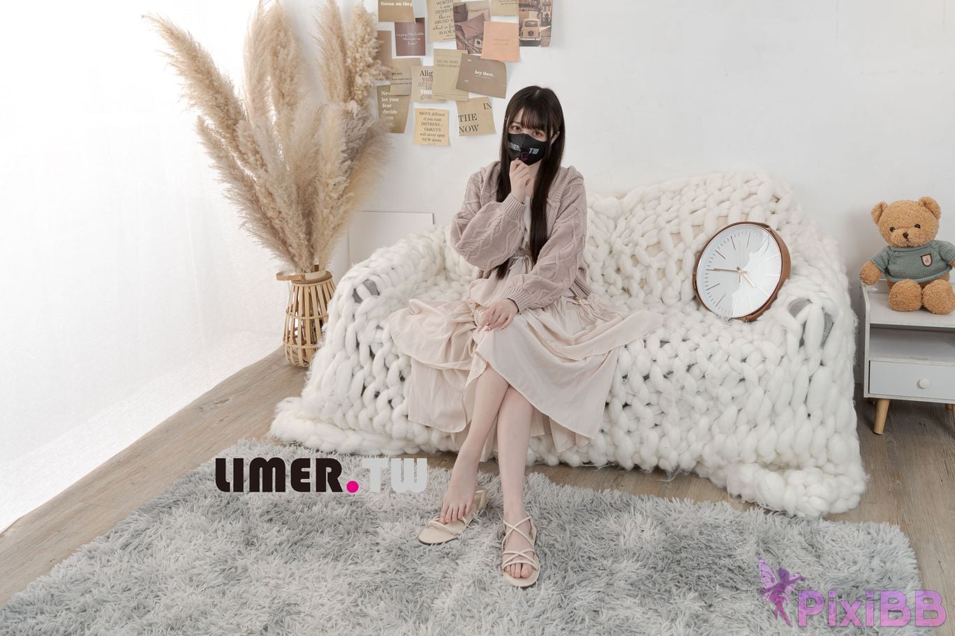 Limerence Original No.097 Miya Liang Xie Plain armor Fen Nen Tong Hong Luo Zu Yi Ci Man PixiBB.COM 078