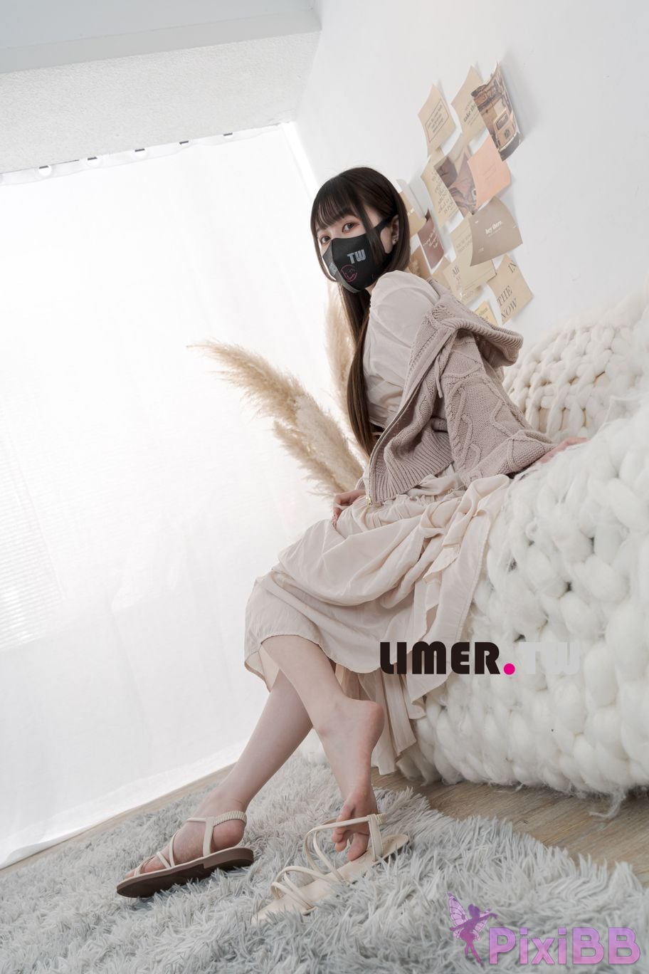 Limerence Original No.097 Miya Liang Xie Plain armor Fen Nen Tong Hong Luo Zu Yi Ci Man PixiBB.COM 086