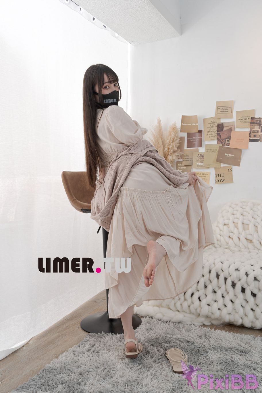 Limerence Original No.097 Miya Liang Xie Plain armor Fen Nen Tong Hong Luo Zu Yi Ci Man PixiBB.COM 111