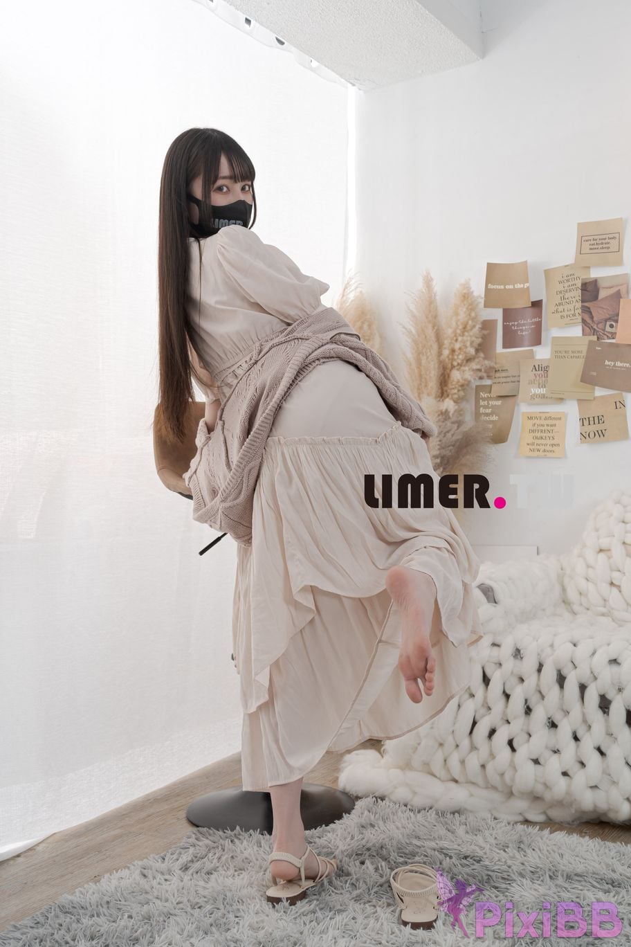 Limerence Original No.097 Miya Liang Xie Plain armor Fen Nen Tong Hong Luo Zu Yi Ci Man PixiBB.COM 114