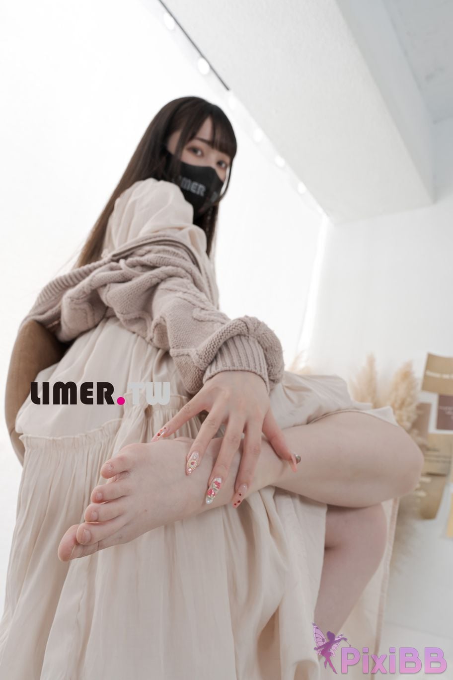 Limerence Original No.097 Miya Liang Xie Plain armor Fen Nen Tong Hong Luo Zu Yi Ci Man PixiBB.COM 137