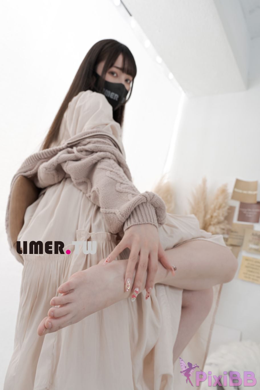 Limerence Original No.097 Miya Liang Xie Plain armor Fen Nen Tong Hong Luo Zu Yi Ci Man PixiBB.COM 138