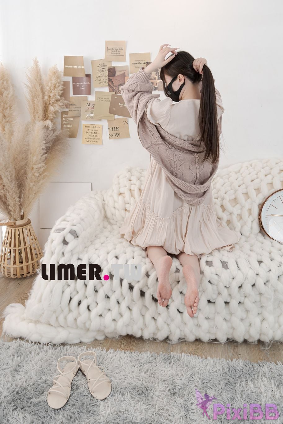 Limerence Original No.097 Miya Liang Xie Plain armor Fen Nen Tong Hong Luo Zu Yi Ci Man PixiBB.COM 157