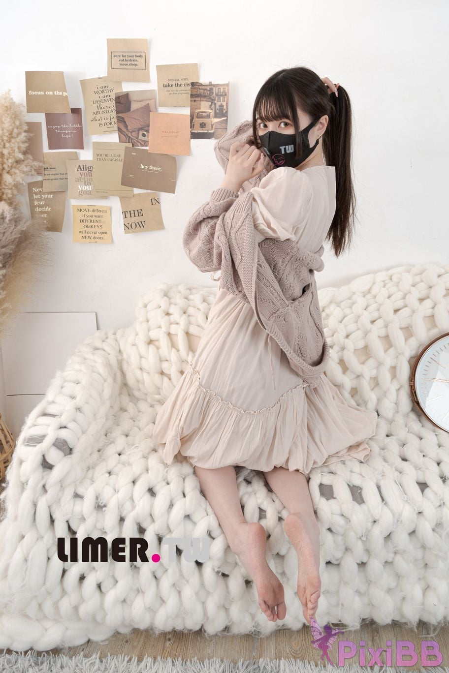 Limerence Original No.097 Miya Liang Xie Plain armor Fen Nen Tong Hong Luo Zu Yi Ci Man PixiBB.COM 161