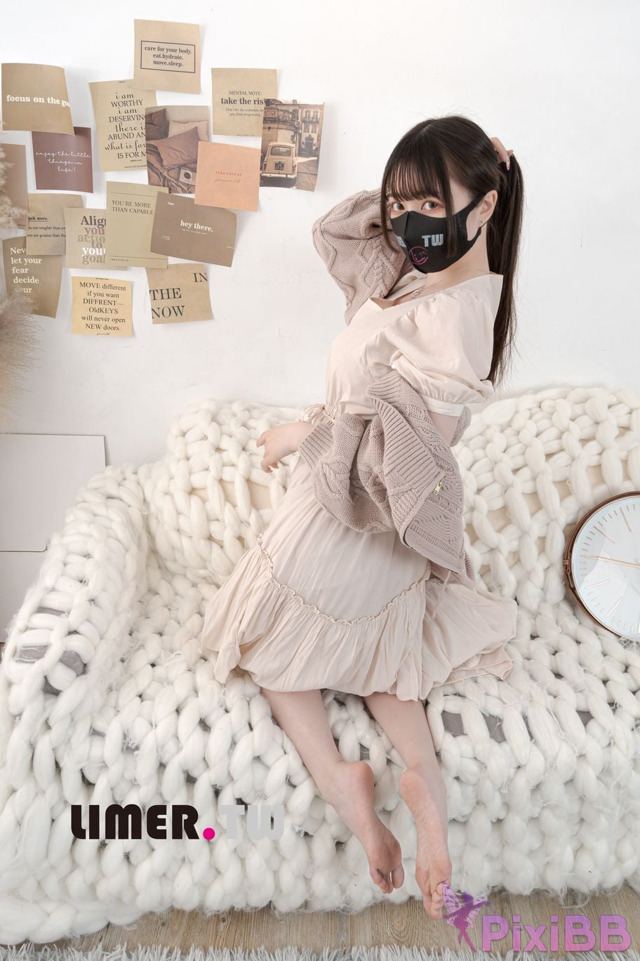 Limerence Original No.097 Miya Liang Xie Plain armor Fen Nen Tong Hong Luo Zu Yi Ci Man PixiBB.COM 162