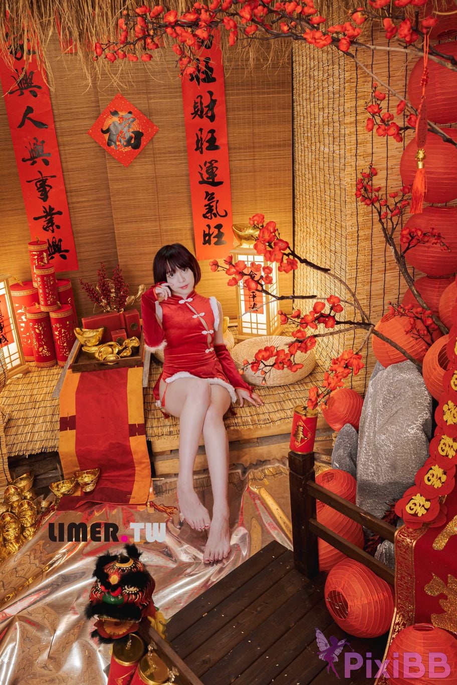 Limerence Original No.094 Yua New Year Special Bare Feet Happy PixiBB.COM 002