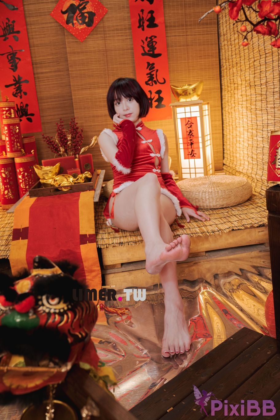 Limerence Original No.094 Yua New Year Special Bare Feet Happy PixiBB.COM 004