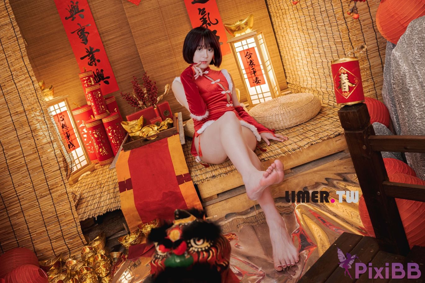 Limerence Original No.094 Yua New Year Special Bare Feet Happy PixiBB.COM 005