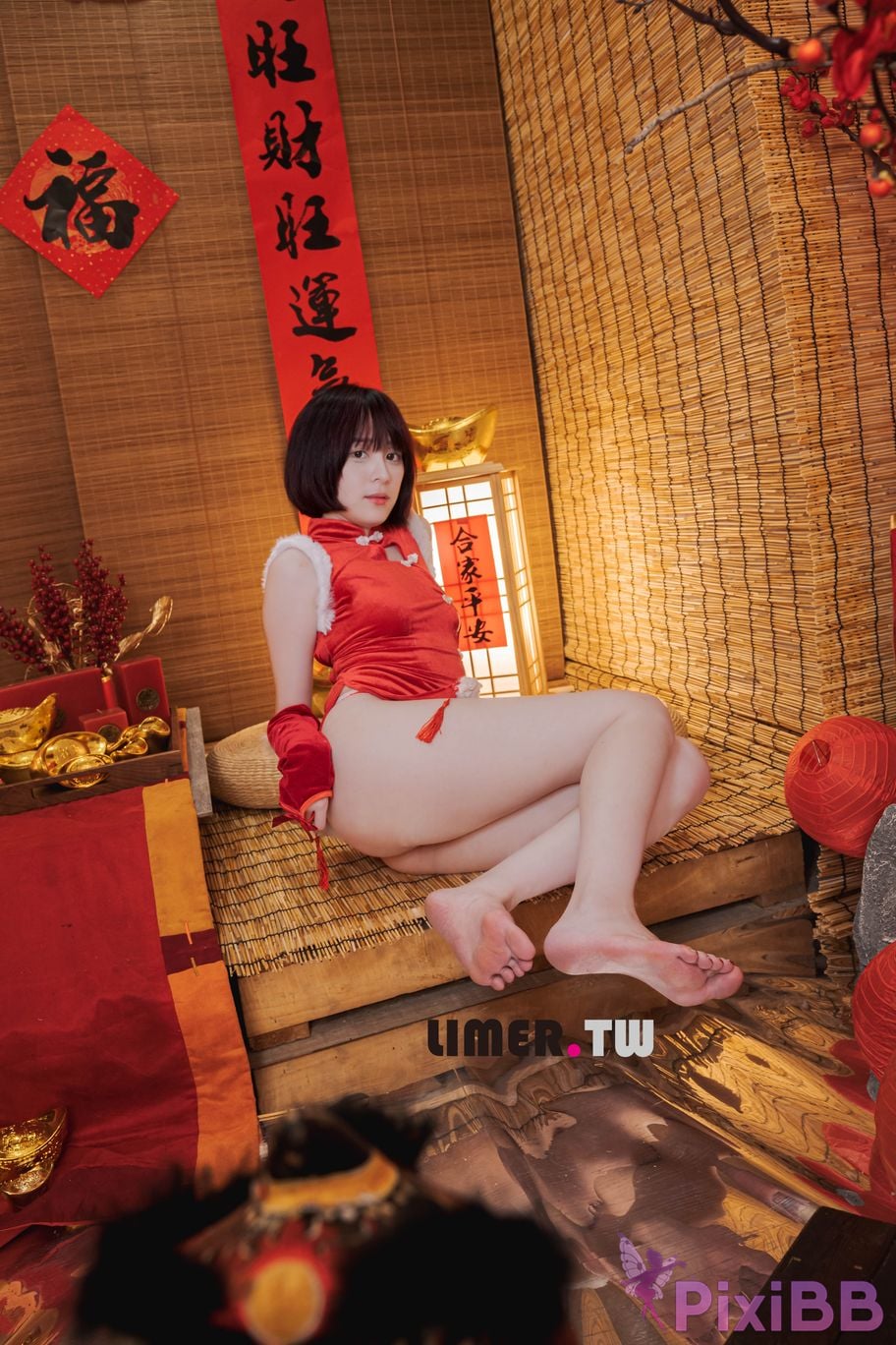 Limerence Original No.094 Yua New Year Special Bare Feet Happy PixiBB.COM 006