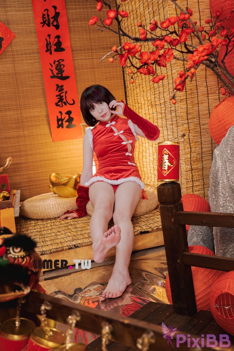 Limerence Original No.094 Yua New Year Special Bare Feet Happy PixiBB.COM 011