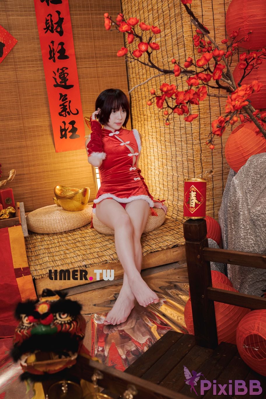 Limerence Original No.094 Yua New Year Special Bare Feet Happy PixiBB.COM 012