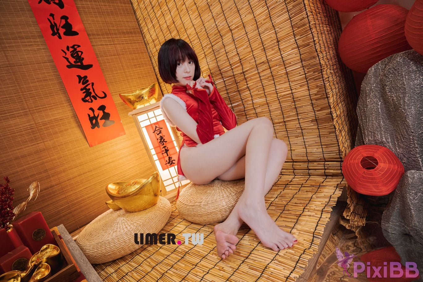 Limerence Original No.094 Yua New Year Special Bare Feet Happy PixiBB.COM 016