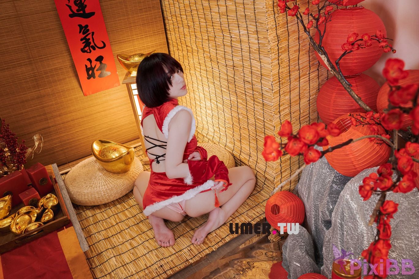 Limerence Original No.094 Yua New Year Special Bare Feet Happy PixiBB.COM 057