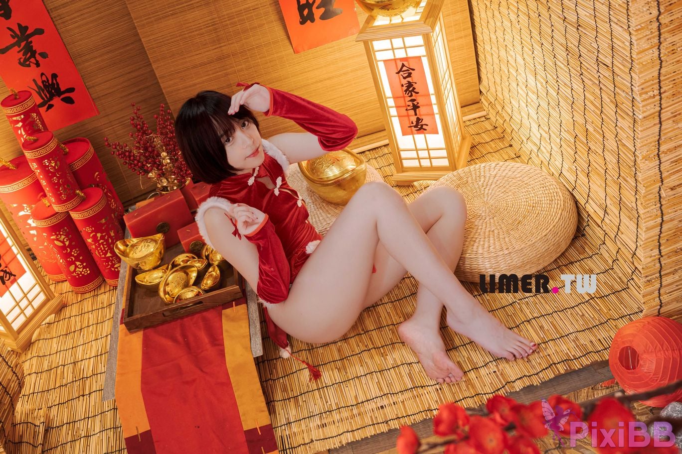 Limerence Original No.094 Yua New Year Special Bare Feet Happy PixiBB.COM 061