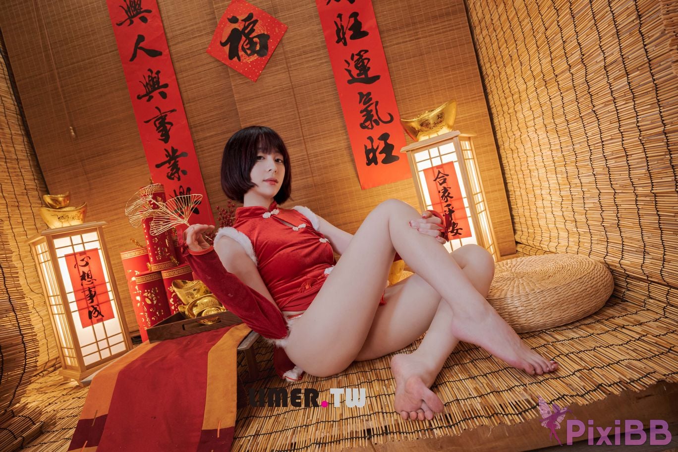 Limerence Original No.094 Yua New Year Special Bare Feet Happy PixiBB.COM 070