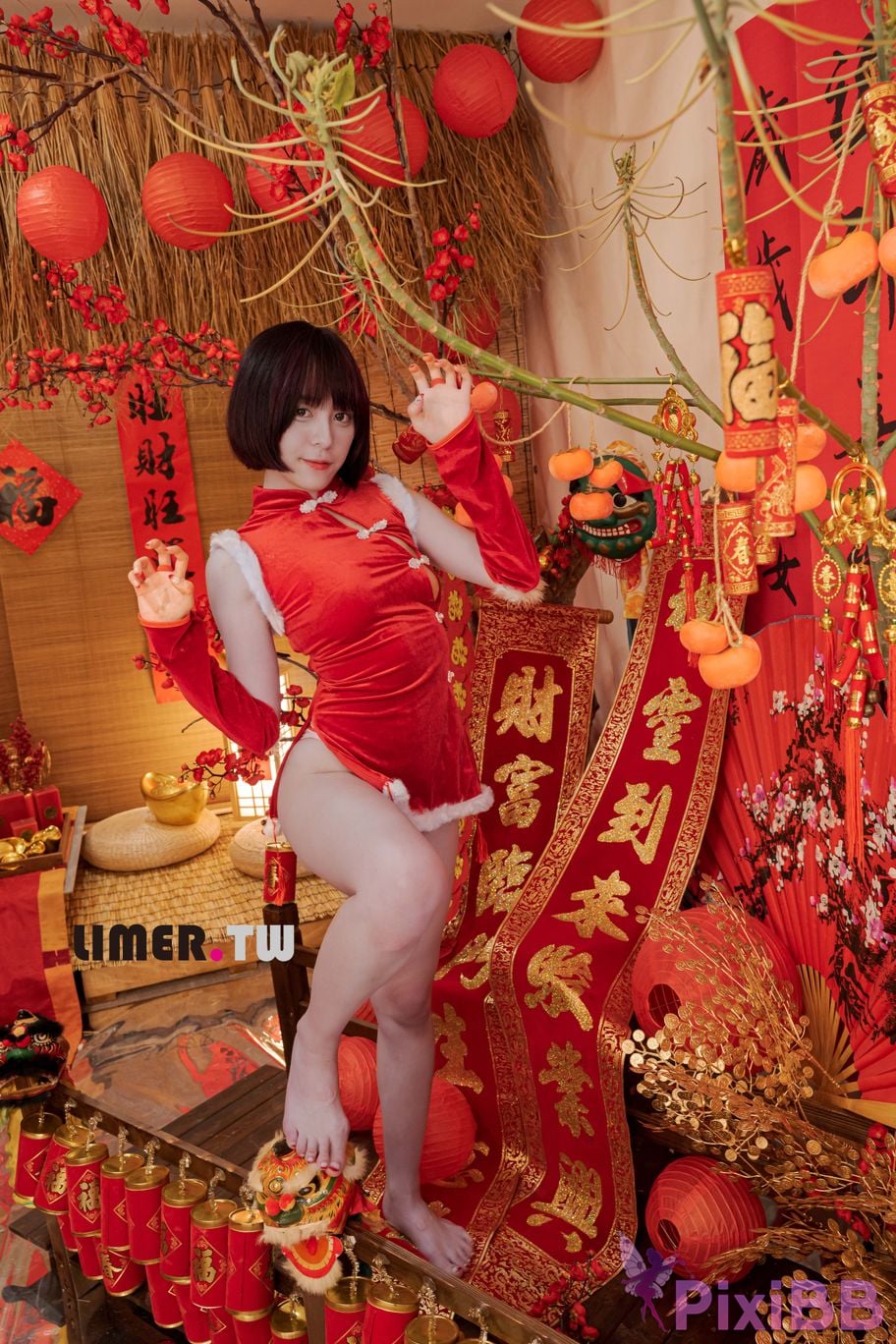 Limerence Original No.094 Yua New Year Special Bare Feet Happy PixiBB.COM 090