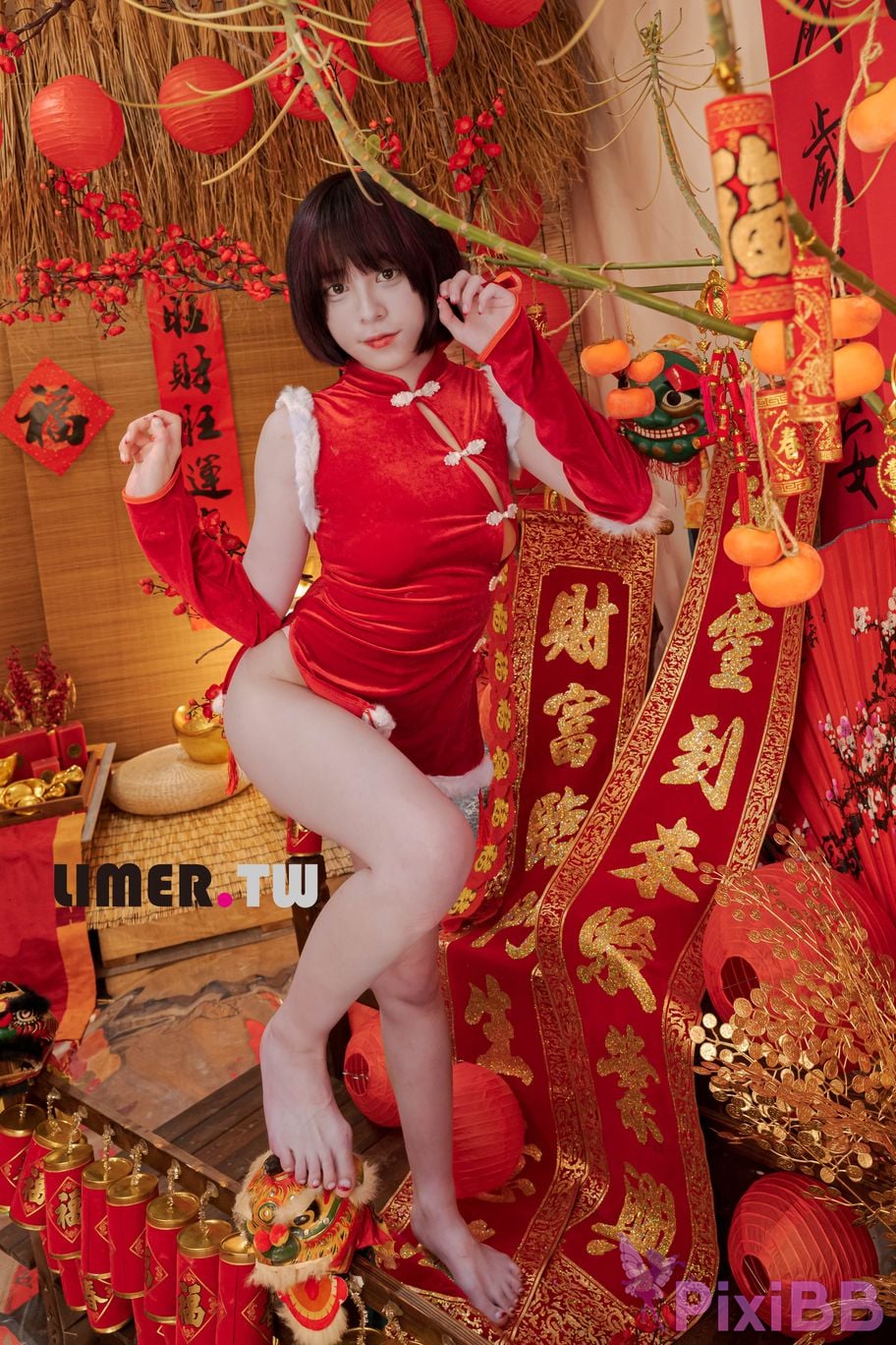 Limerence Original No.094 Yua New Year Special Bare Feet Happy PixiBB.COM 091
