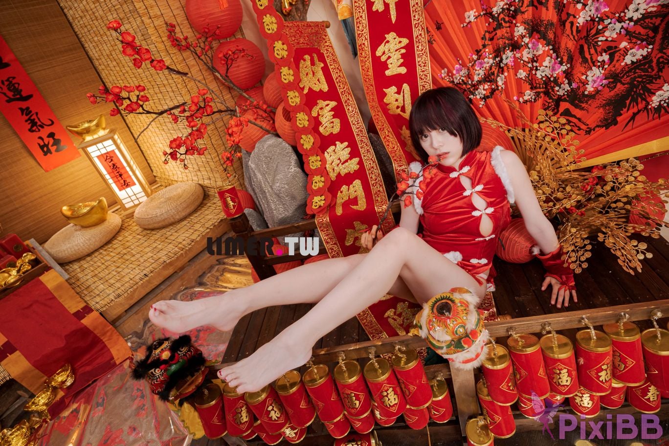 Limerence Original No.094 Yua New Year Special Bare Feet Happy PixiBB.COM 098