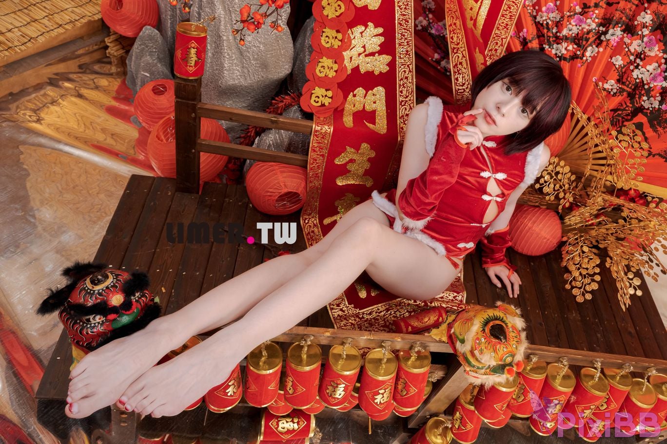 Limerence Original No.094 Yua New Year Special Bare Feet Happy PixiBB.COM 108