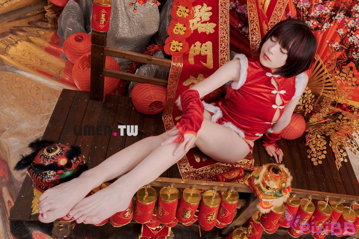 Limerence Original No.094 Yua New Year Special Bare Feet Happy PixiBB.COM 111