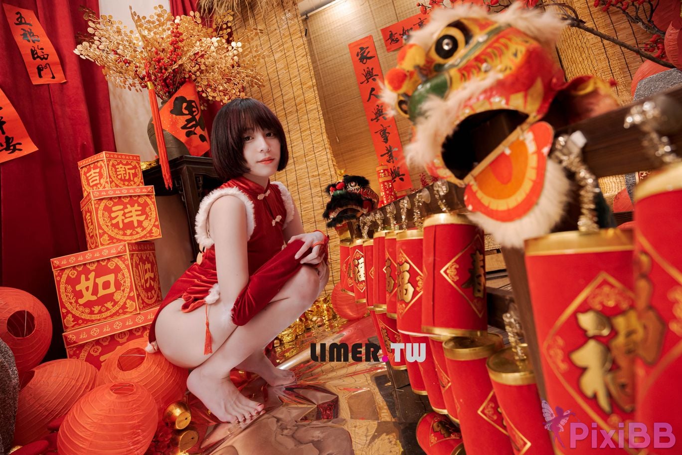 Limerence Original No.094 Yua New Year Special Bare Feet Happy PixiBB.COM 156
