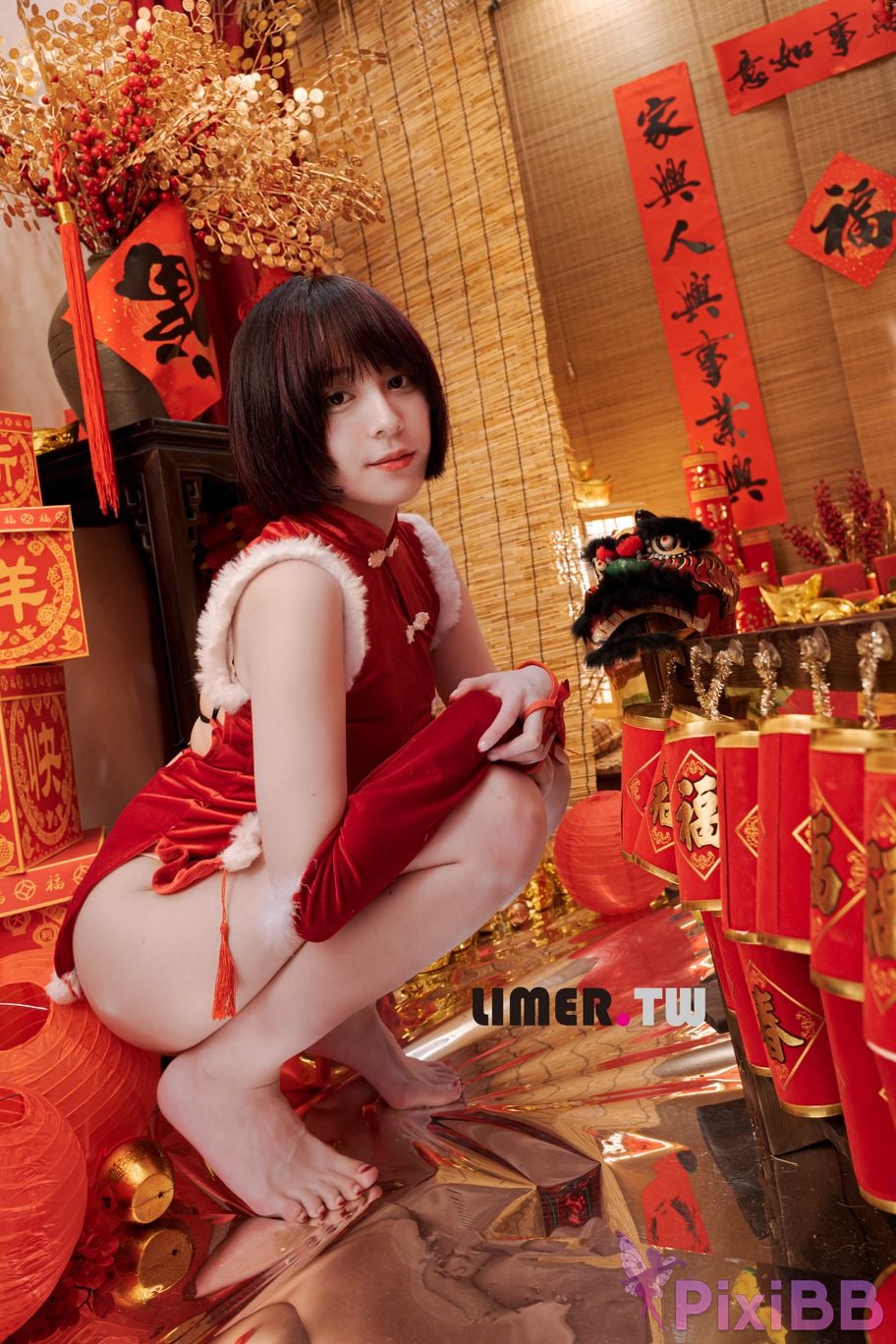 Limerence Original No.094 Yua New Year Special Bare Feet Happy PixiBB.COM 157