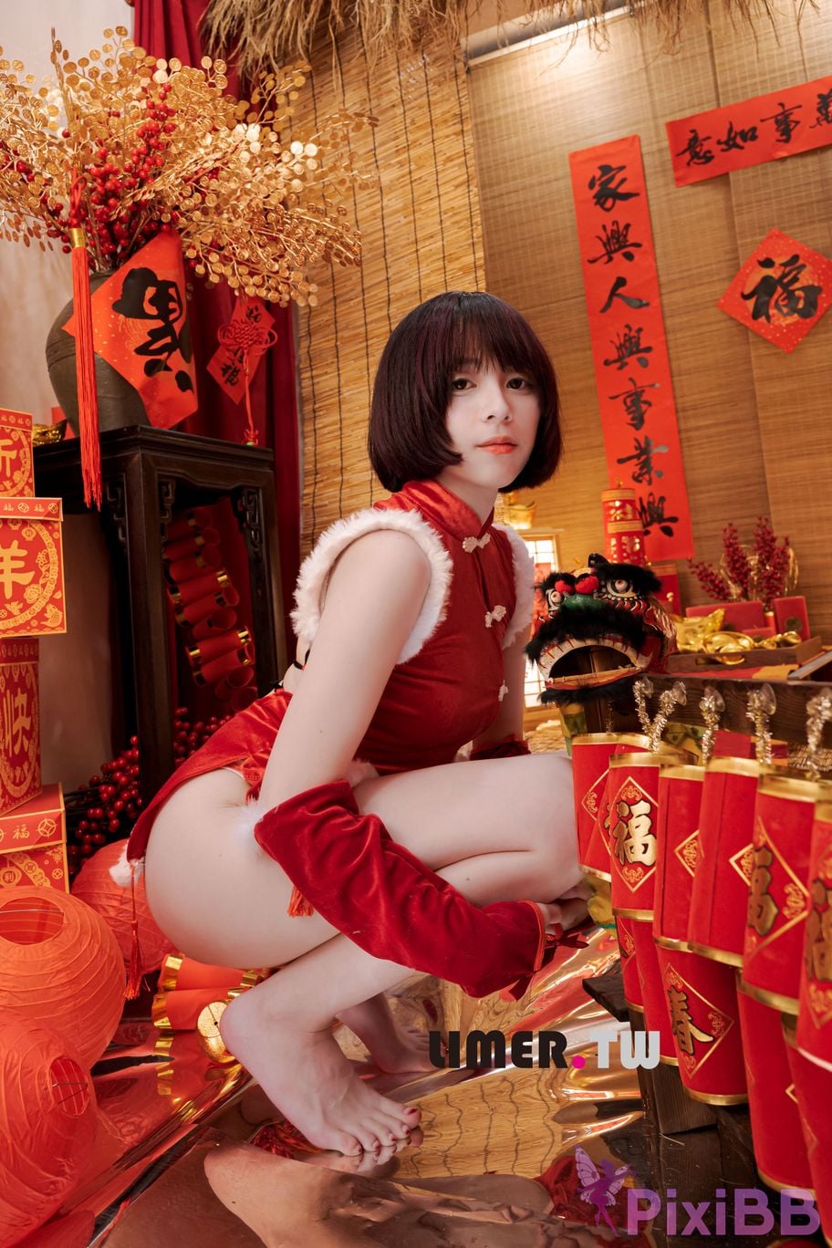 Limerence Original No.094 Yua New Year Special Bare Feet Happy PixiBB.COM 158