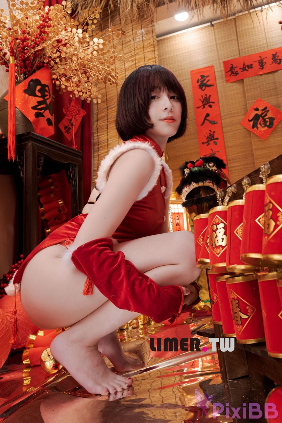 Limerence Original No.094 Yua New Year Special Bare Feet Happy PixiBB.COM 159