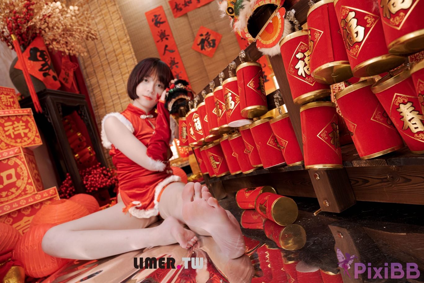 Limerence Original No.094 Yua New Year Special Bare Feet Happy PixiBB.COM 164