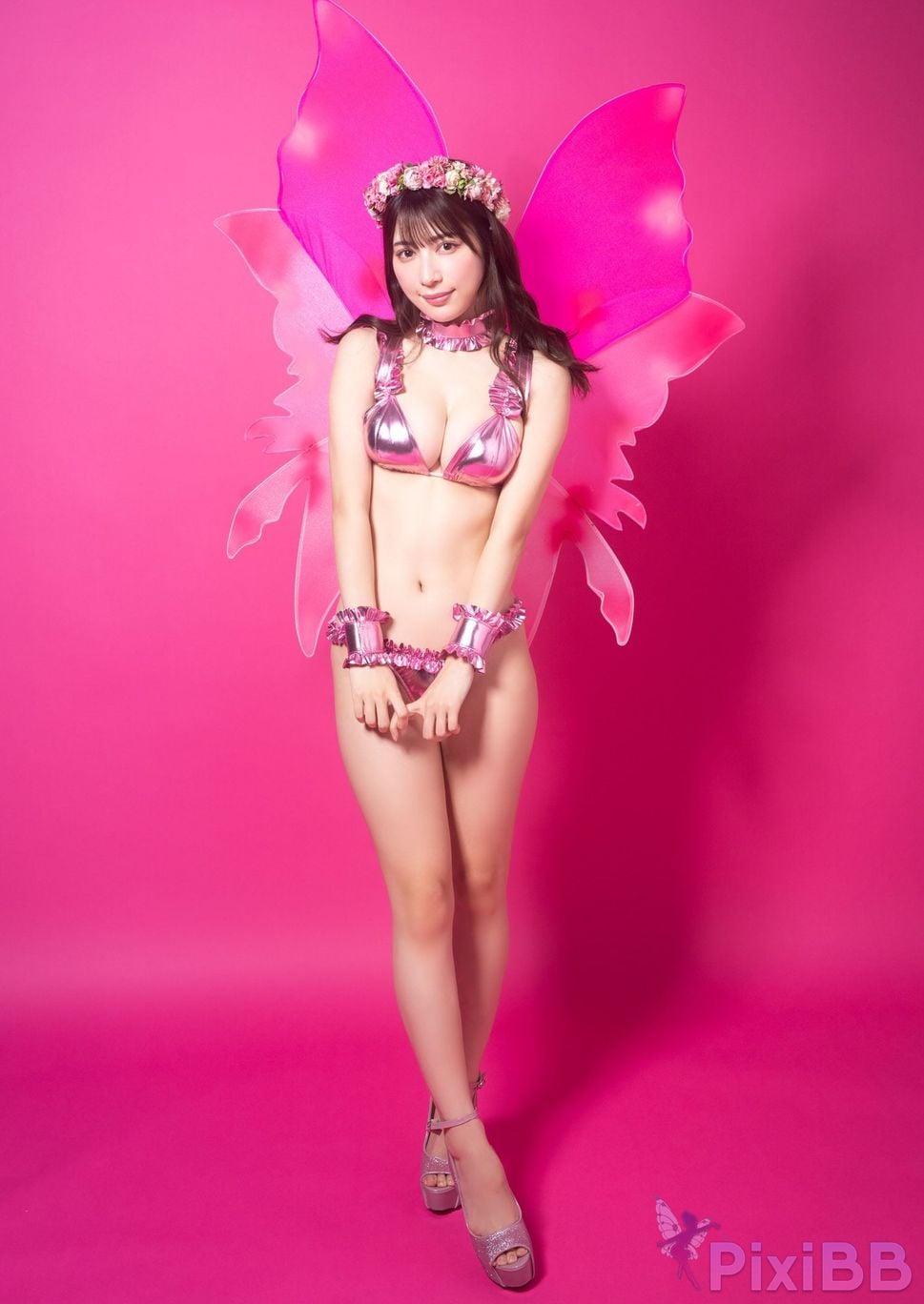 Japanese Idol Risa Yukihira Koppinli Digital only YJ PHOTO BOOK Photobook PINK PixiBB.COM 003