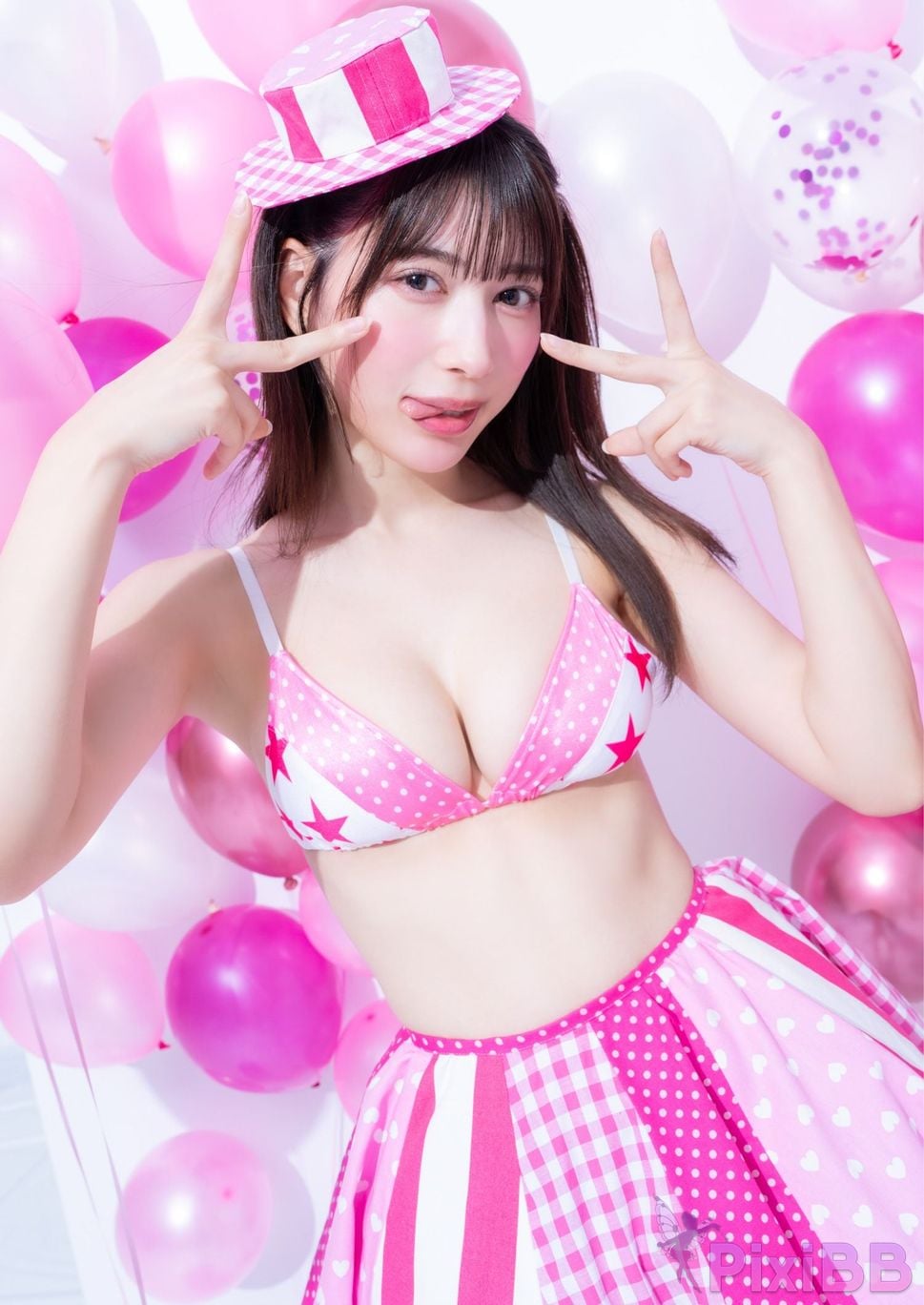 Japanese Idol Risa Yukihira Koppinli Digital only YJ PHOTO BOOK Photobook PINK PixiBB.COM 032