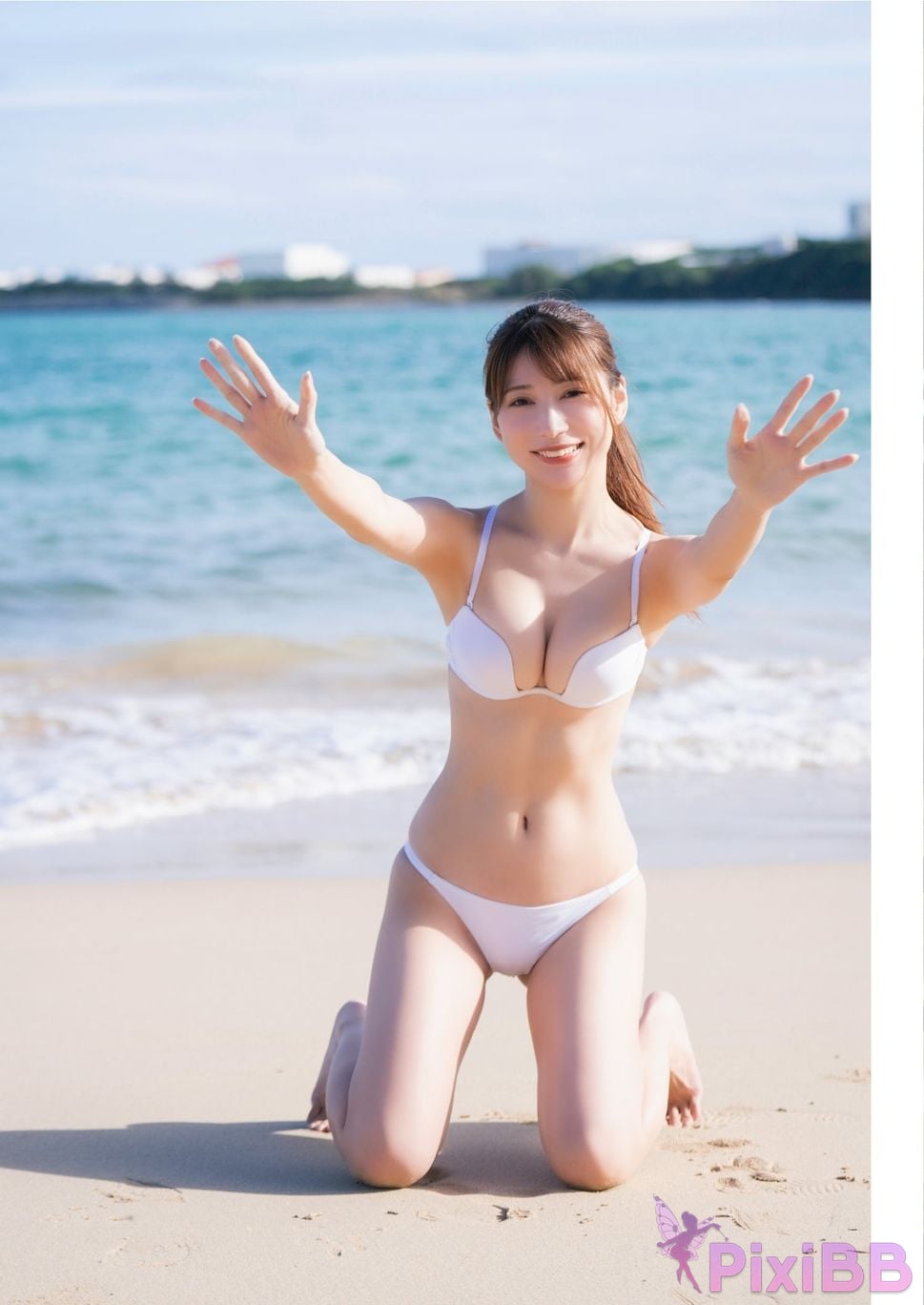 Japanese Idol Risa Yukihira Digital exclusive YJ PHOTO BOOK Photo book If you smile... PixiBB.COM 046