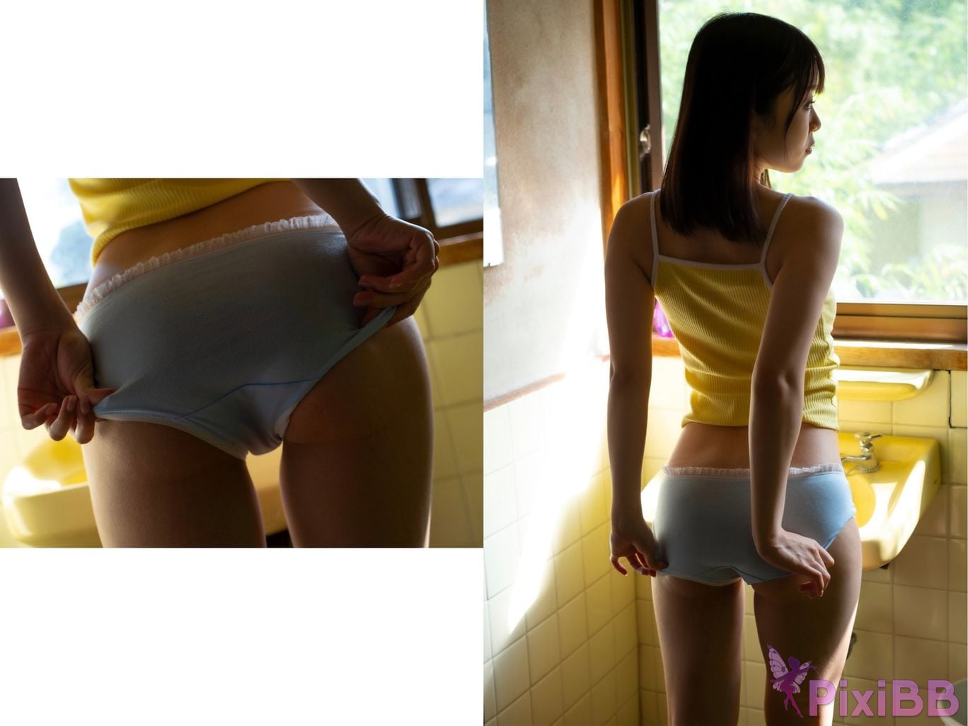 Japanese Idol Mao Watanabe Shen Ye Lan childhood friend Nude photo collection PixiBB.COM 003