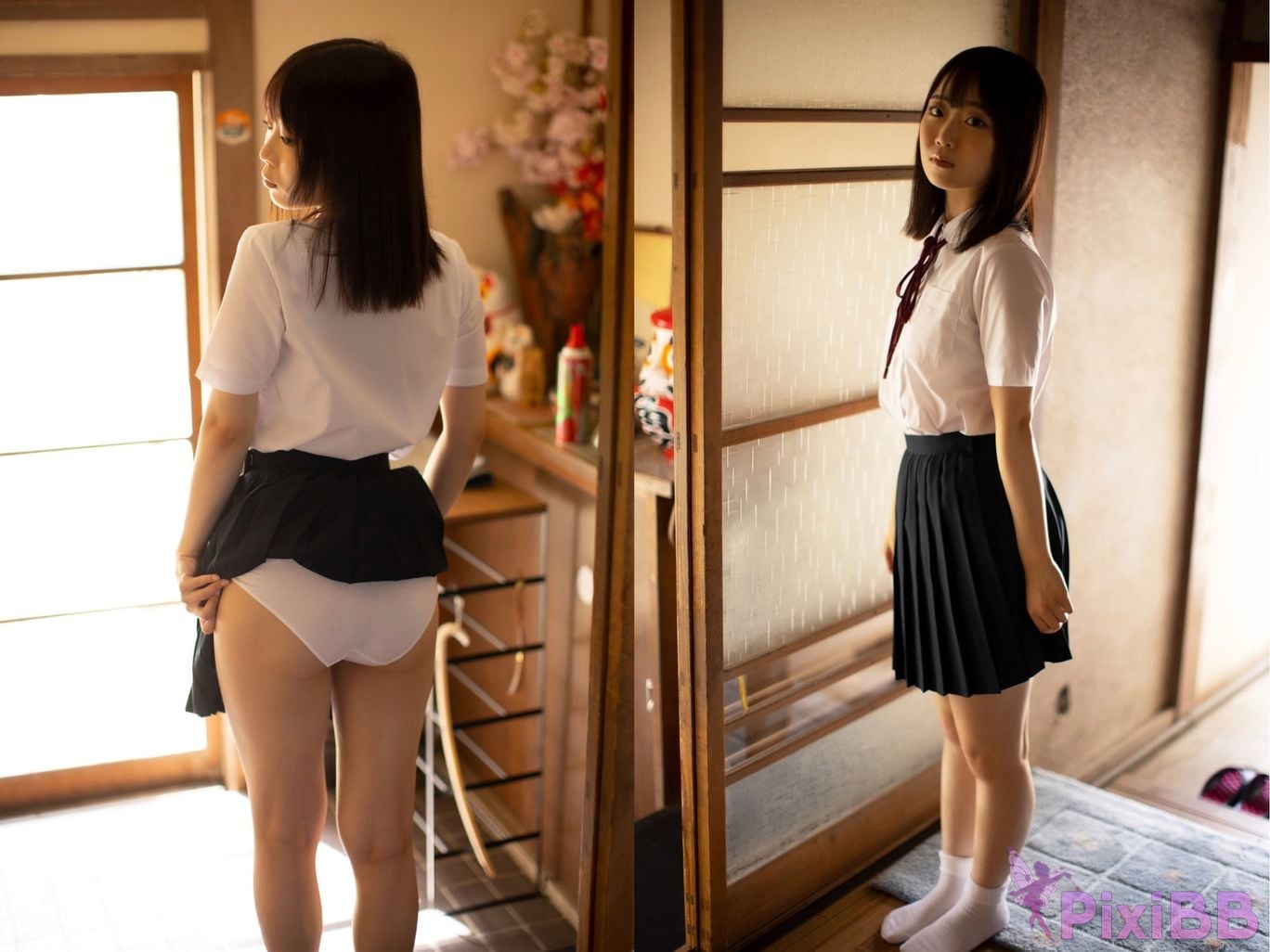 Japanese Idol Mao Watanabe Shen Ye Lan childhood friend Nude photo collection PixiBB.COM 024