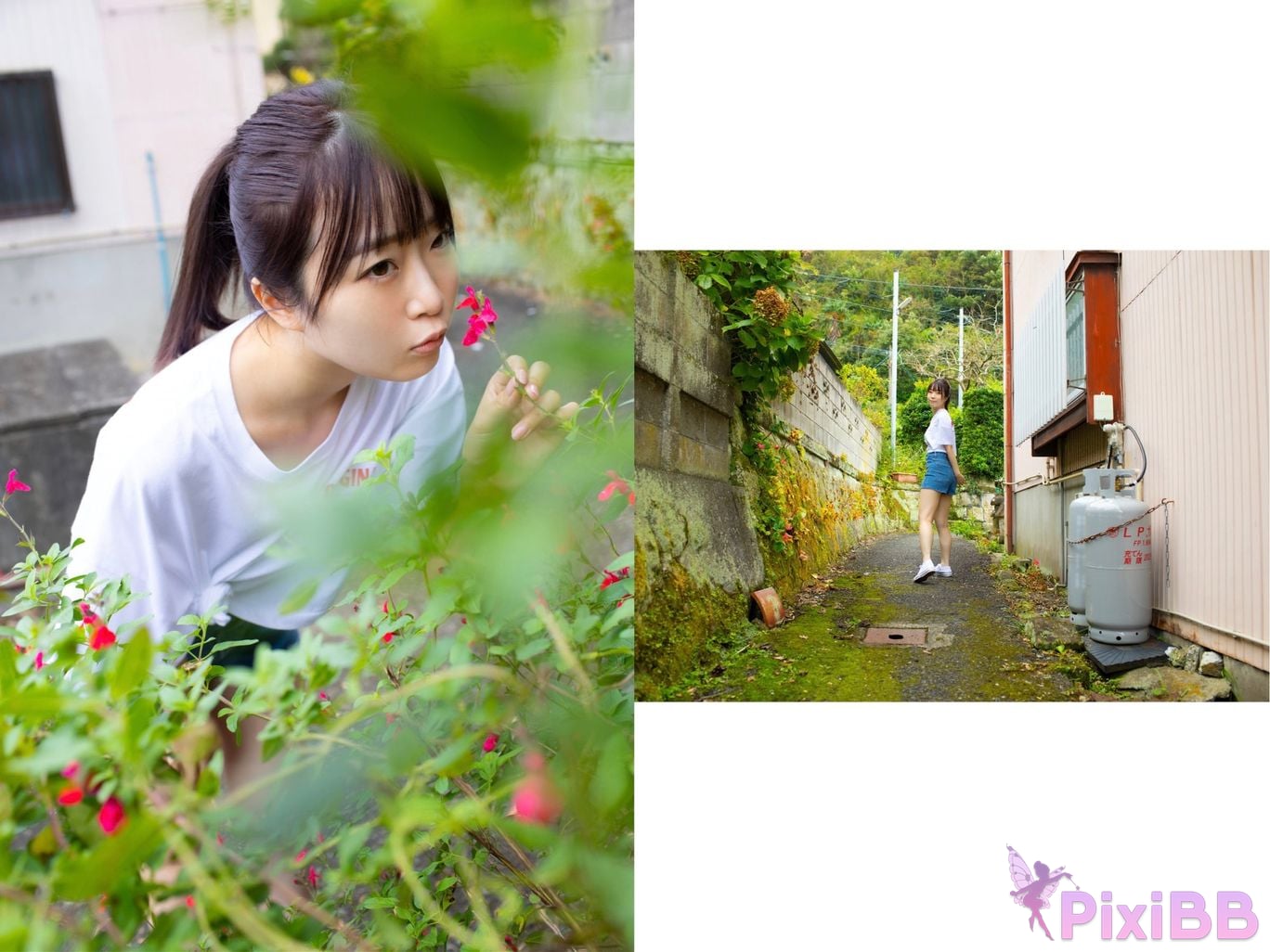 Japanese Idol Mao Watanabe Shen Ye Lan childhood friend Nude photo collection PixiBB.COM 033