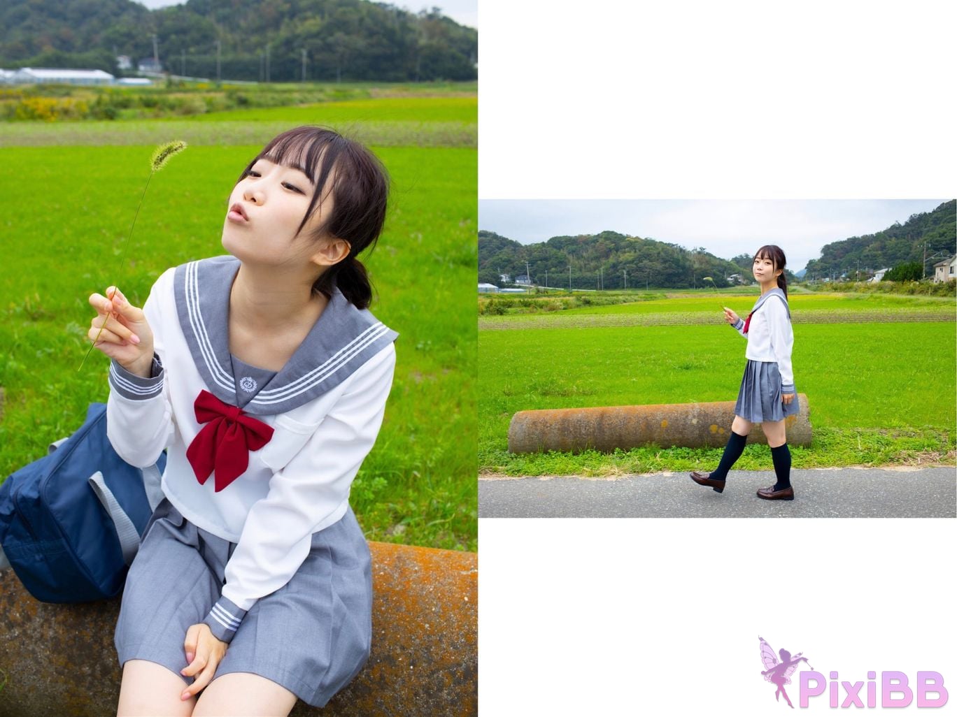 Japanese Idol Mao Watanabe Shen Ye Lan childhood friend Nude photo collection PixiBB.COM 059