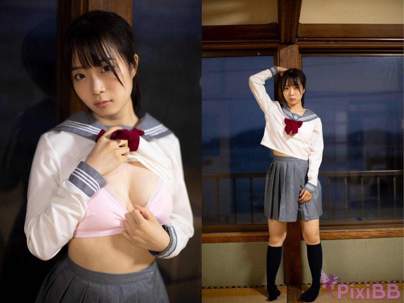 Japanese Idol Mao Watanabe Shen Ye Lan childhood friend Nude photo collection PixiBB.COM 074