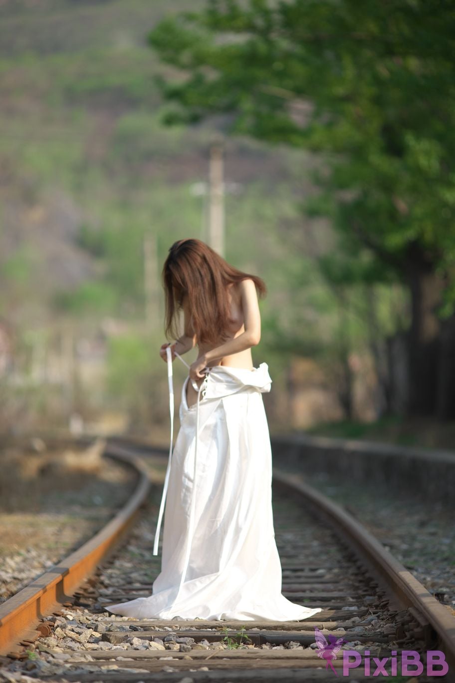 Kiiisha Photography Star Outdoor shooting original Wu Shui Yin Private shoot PixiBB.COM 100