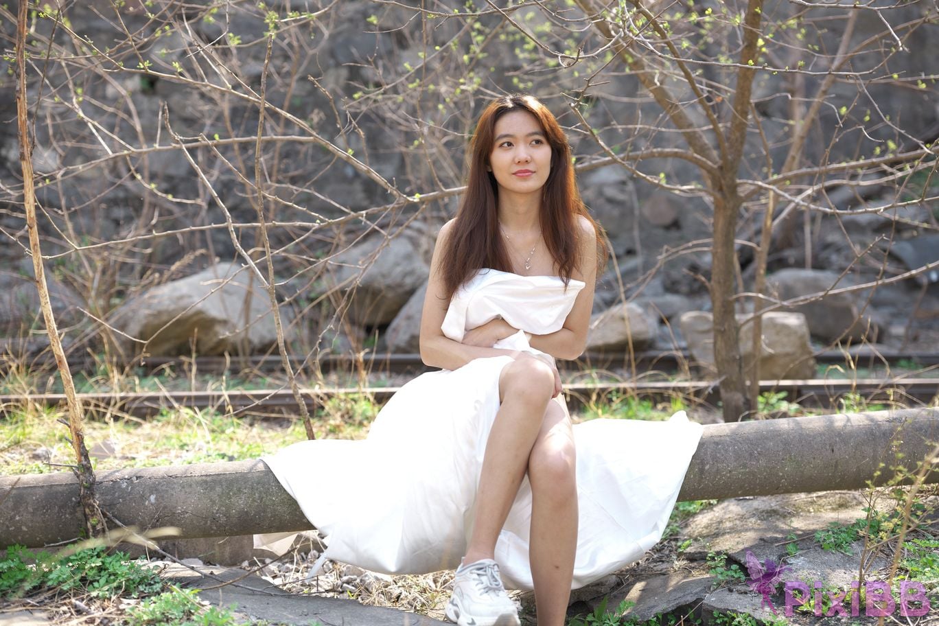 Kiiisha Photography Star Outdoor shooting original Wu Shui Yin Private shoot PixiBB.COM 197