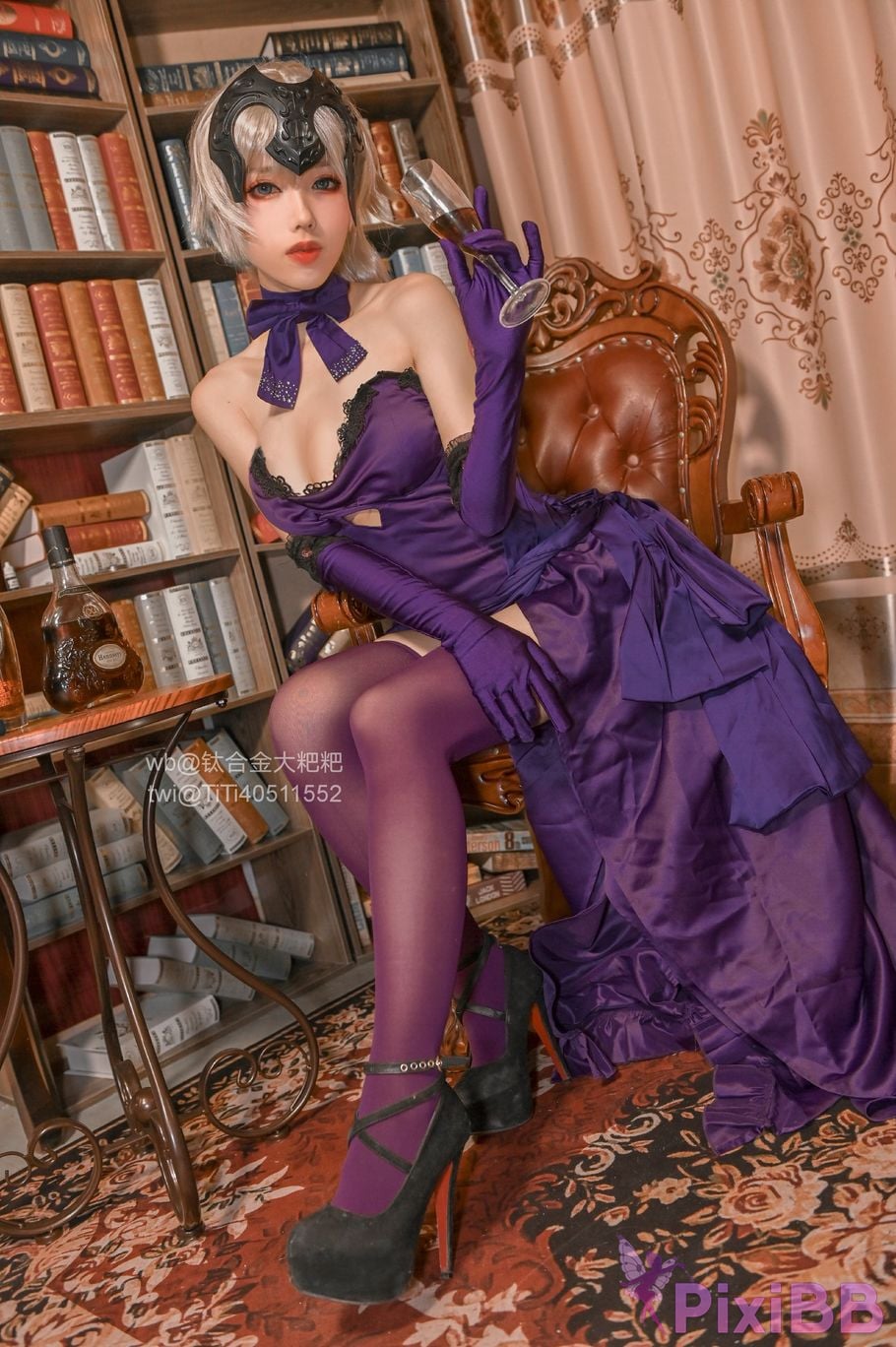 Cosplayer Titanium alloy TiTi Drunk Joan of Arc PixiBB.COM 004