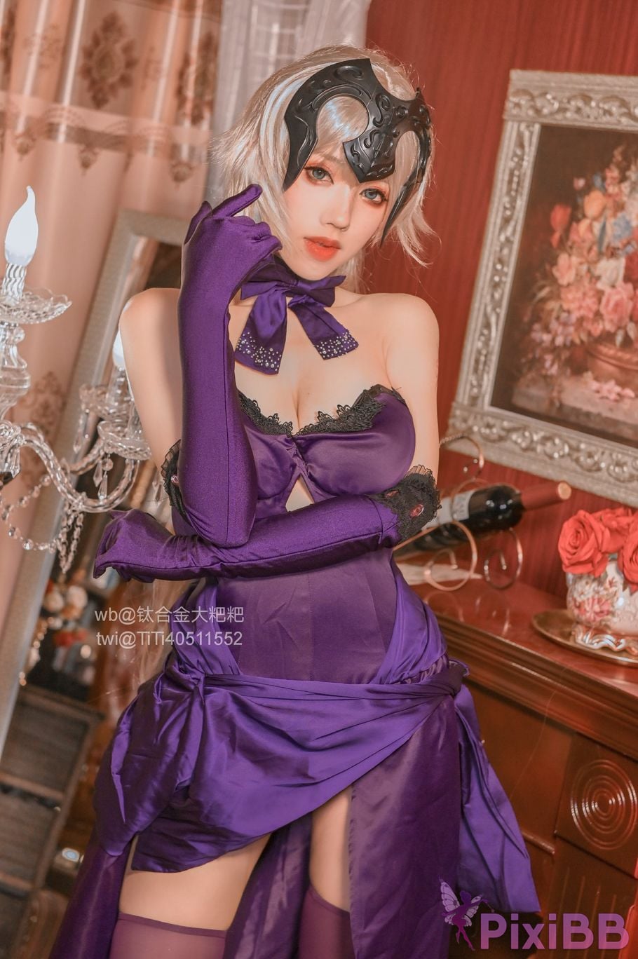 Cosplayer Titanium alloy TiTi Drunk Joan of Arc PixiBB.COM 007