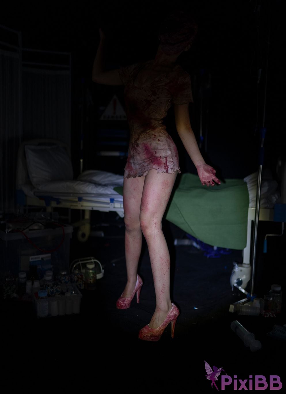 Cosplayer Bangni Bonnie silent hill nurse PixiBB.COM 006.JPG